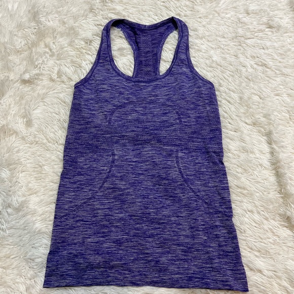 Lululemon Run: Swiftly Tech Racerback Heathered Bruised Berry - Picture 4 of 5